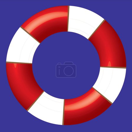 Illustration for Life oy in the blue background - Royalty Free Image