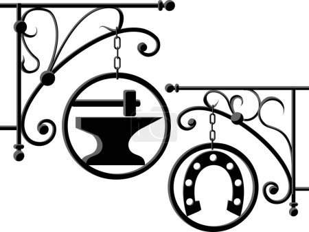 Téléchargez les illustrations : Illustration vectorielle d'un robinet métallique vintage - en licence libre de droit