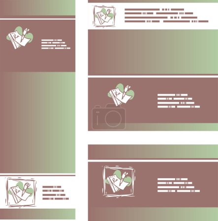 Ilustración de Fondo de vector abstracto para su negocio, fondo creativo, plantilla de colores para su diseño, página, folleto - Imagen libre de derechos