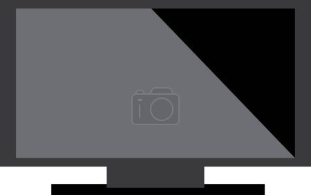 Ilustración de Icono de la pantalla del ordenador, ilustración simple - Imagen libre de derechos
