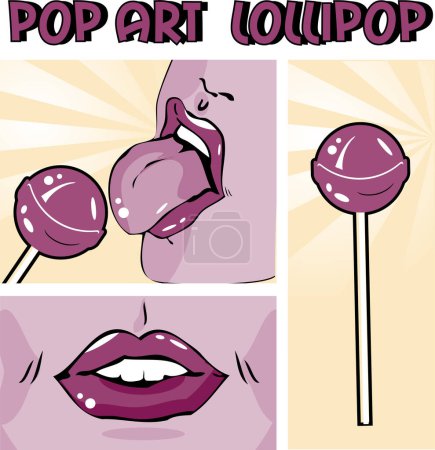 Illustration for Pop art pop art - Royalty Free Image