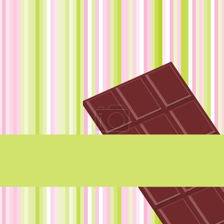 Ilustración de Modelo perfecto de chocolate - Imagen libre de derechos