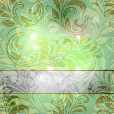 Illustration for Vector seamless spring floral pattern - Royalty Free Image