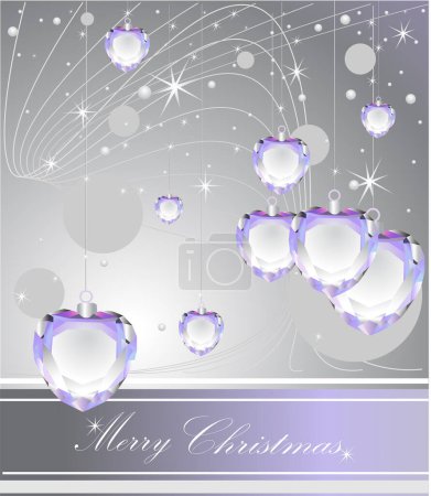 Illustration for Merry christmas and new year greeting - Royalty Free Image