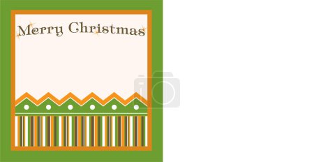 Illustration for Christmas card for your holiday. - Royalty Free Image