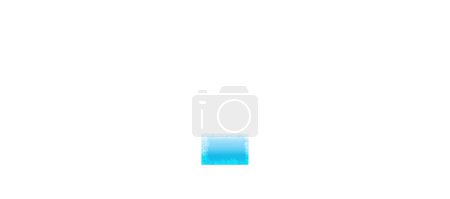 Illustration for Abstract background with blue gradient - Royalty Free Image