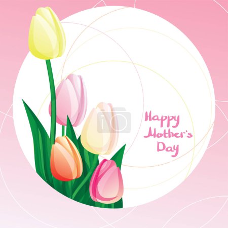Téléchargez les illustrations : Carte Happy Mothers Day - en licence libre de droit