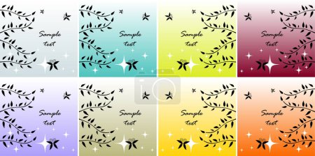 Illustration for Seamless pattern with hand drawn cards, vector illustration - Royalty Free Image