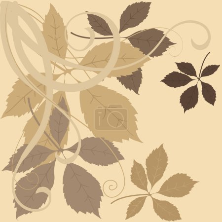 Ilustración de Hermoso patrón de vector floral - Imagen libre de derechos