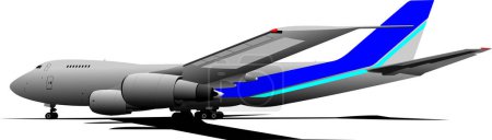 Ilustración de Ilustración vectorial de un avión - Imagen libre de derechos
