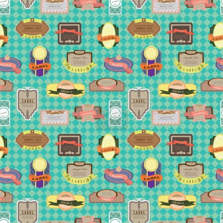 Illustration for Kitchen seamless pattern background - Royalty Free Image