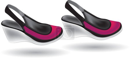 Illustration for Pair of shoes isolated - Royalty Free Image