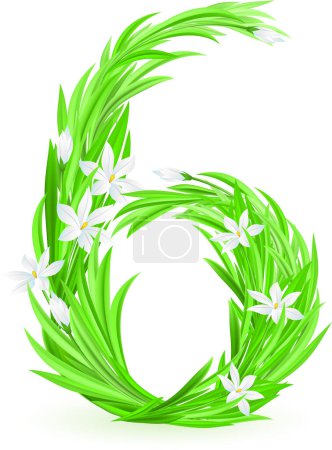 Illustration for Spring flower background. vector illustration. - Royalty Free Image