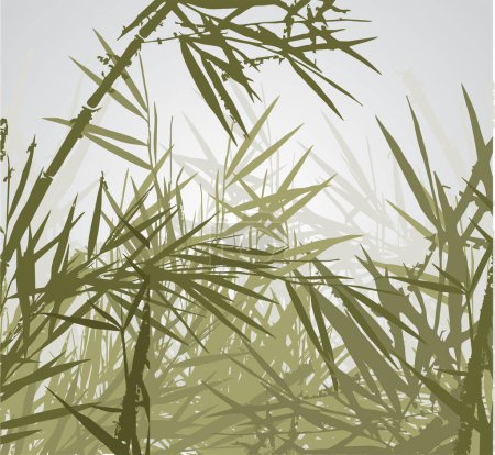 Illustration for Grass with grass on a background, vector illustration, eps 1 0 - Royalty Free Image