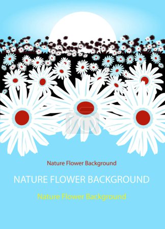 Ilustración de Hermoso fondo decorativo con elementos florales, ilustración vectorial - Imagen libre de derechos