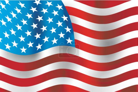 Ilustración de Fondo de la bandera de Estados Unidos de América - Imagen libre de derechos
