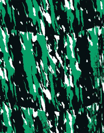 Illustration for Green and black abstract texture background - Royalty Free Image