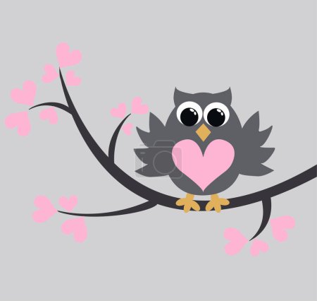 Téléchargez les illustrations : Mignon oiseau amoureux - en licence libre de droit
