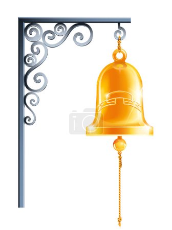 Illustration for Vector illustration of bell - Royalty Free Image