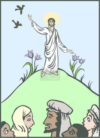 Ilustración de Ilustración cristiana. Imagen antigua - Imagen libre de derechos