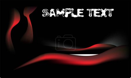 Illustration for Abstract vector background with red color lines - Royalty Free Image