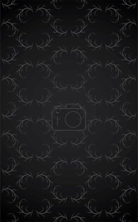 Illustration for Vector illustration of a seamless pattern of a beautiful background - Royalty Free Image