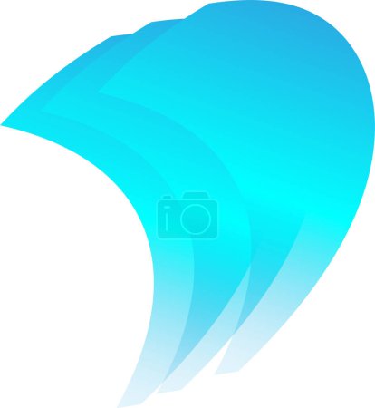 Illustration for Wavy background with waves. abstract pattern. - Royalty Free Image