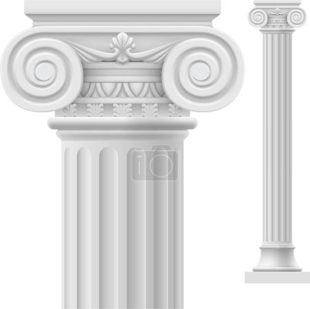 Illustration for Column classical architecture icon - Royalty Free Image