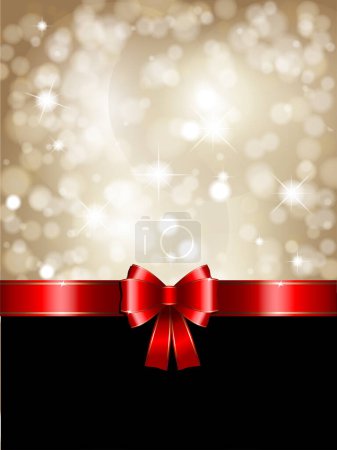 Illustration for Beautiful festive christmas background, holiday card - Royalty Free Image