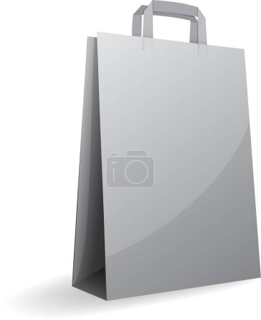 Illustration for Shopping bag on white background - Royalty Free Image
