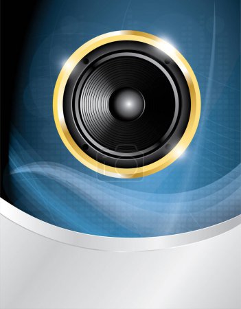 Illustration for Speaker loudspeaker background, texture - Royalty Free Image