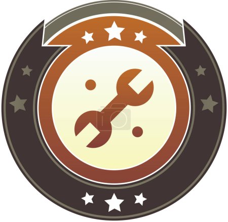 Photo for Vector illustration of a wrench icon - Royalty Free Image