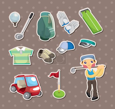 Illustration for Set of cleaning equipment icons - Royalty Free Image