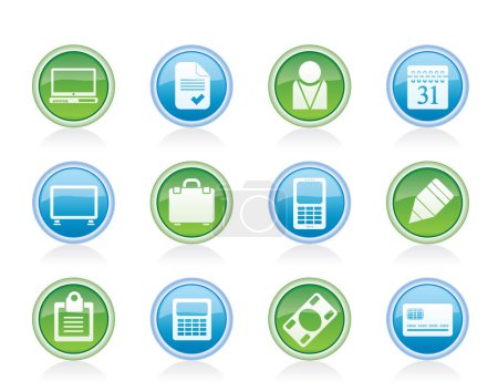 Illustration for Set of vector icons for web or mobile applications - Royalty Free Image