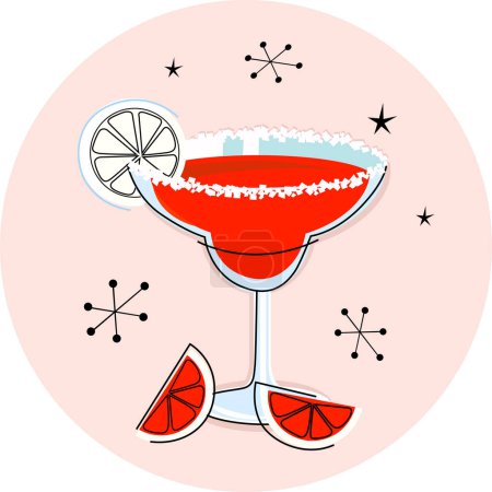 Téléchargez les illustrations : Illustration cocktail dessinée à la main - en licence libre de droit