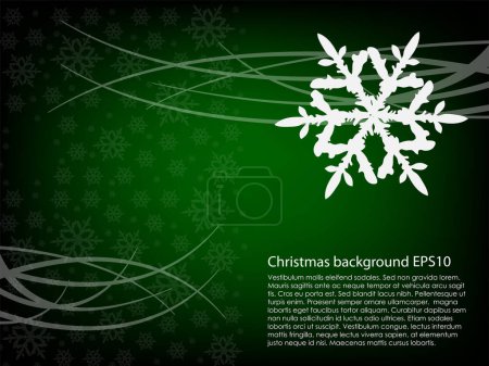 Illustration for Beautiful festive christmas background, holiday card - Royalty Free Image