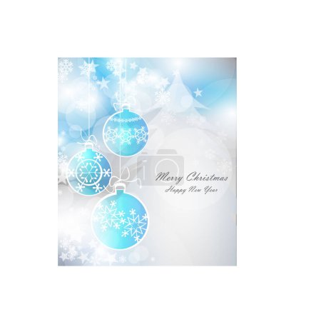 Illustration for Merry christmas greeting card - Royalty Free Image