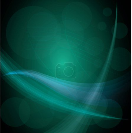 Illustration for Vector background of wave lines - Royalty Free Image