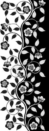 Ilustración de Vector flores sin costura patrón de fondo - Imagen libre de derechos