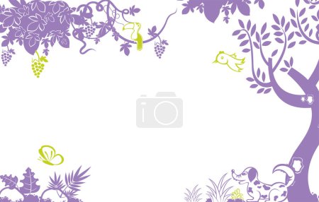 Ilustración de Patrón sin costura floral abstracto - Imagen libre de derechos