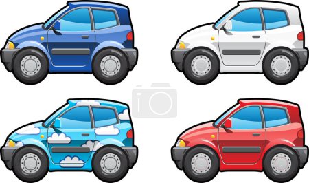 Ilustración de Vector conjunto de coches - Imagen libre de derechos