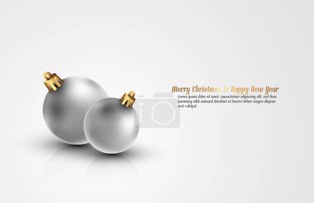 Ilustración de Hermoso fondo navideño festivo, tarjeta de vacaciones - Imagen libre de derechos