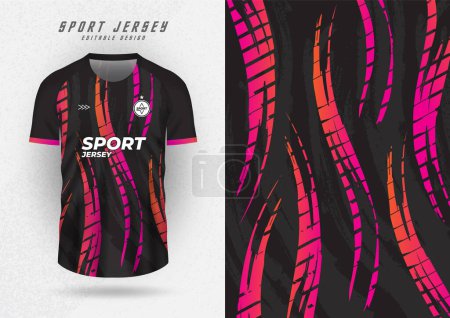 Background for sports jersey, football jersey, running jersey, racing jersey, black tones pattern, brushed gradation pattern.