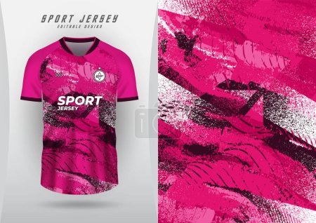 Ilustración de Fondo para los deportes jersey fútbol jersey corriendo jersey de carreras patrón de jersey grano rosa negro blanco - Imagen libre de derechos
