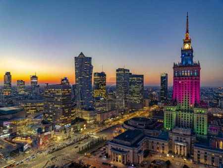 Téléchargez les photos : Vue aérienne de Varsovie, Pologne - en image libre de droit