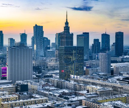 Téléchargez les photos : Hiver à Varsovie, Pologne - en image libre de droit