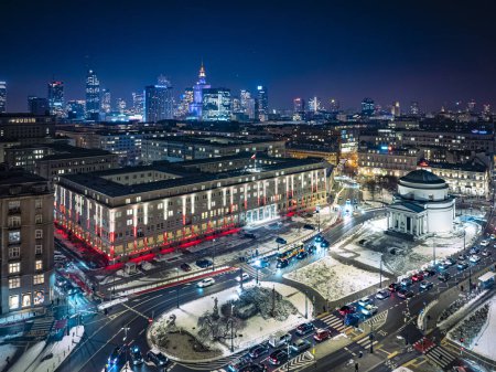 Téléchargez les photos : Hiver à Varsovie, Pologne - en image libre de droit