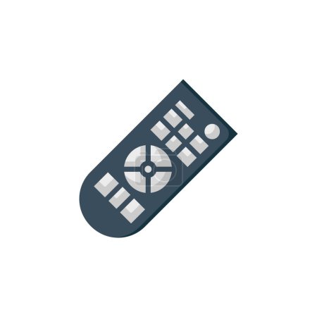 Illustration for Remote control vector icon. computer component icon flat style. perfect use for logo, presentation, website, and more. simple modern icon design flat style - Royalty Free Image