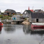 The fishing harbour of Peggys Cove, Nova Scotia, Canada. High quality photo