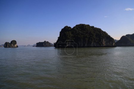 View of Halong Bay in Vietnam. High quality photo